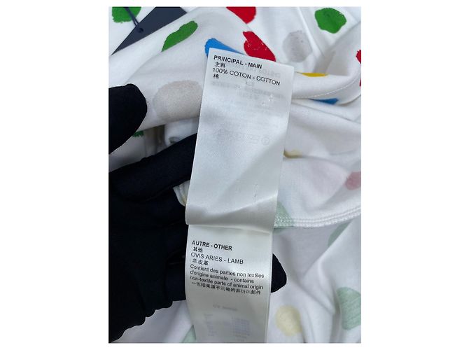 Top de algodón Louis Vuitton x Yayoi Kusama con estampado de lunares Multicolor - vista 7