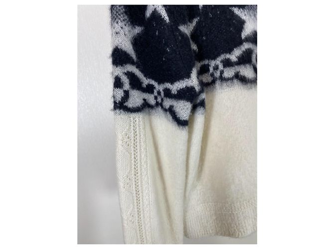 Chanel Color-Block Kaschmir Pullover mit Sternmotiv Mehrfarben - Ansicht 6