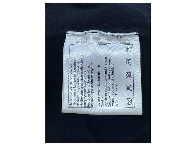 Chanel Kapuzenpullover aus Baumwolle Schwarz Großes Logo Mehrfarben - Ansicht 6