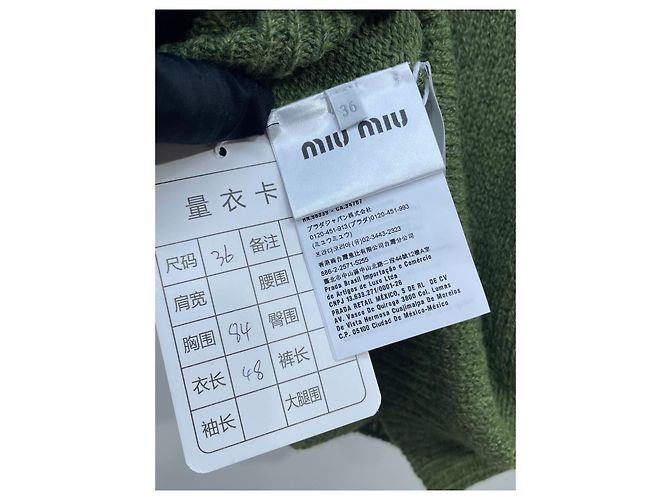 Miu Miu Strickweste aus Wolle mit Perlen und Strass Mehrfarben - Ansicht 6