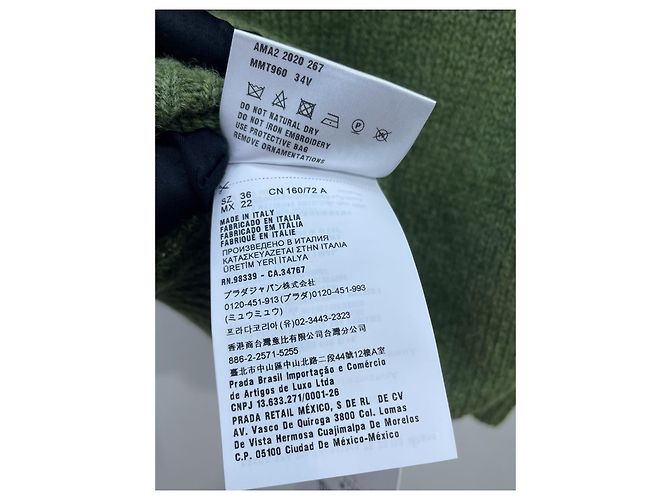 Miu Miu Strickweste aus Wolle mit Perlen und Strass Mehrfarben - Ansicht 7