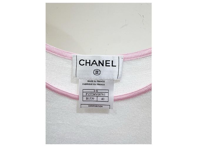 Chanel Oberteil aus Baumwolle Mehrfarbig Gr 40 Mehrfarben - Ansicht 2