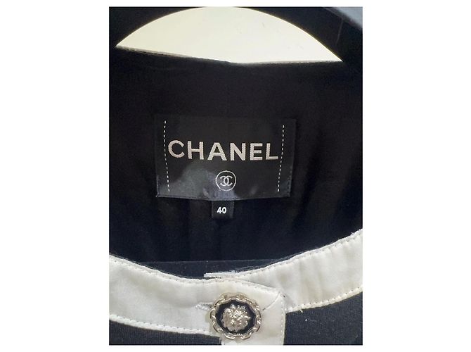 Chanel Metiers d'Art Tweed Jacke Schwarz Mehrfarben - Ansicht 2