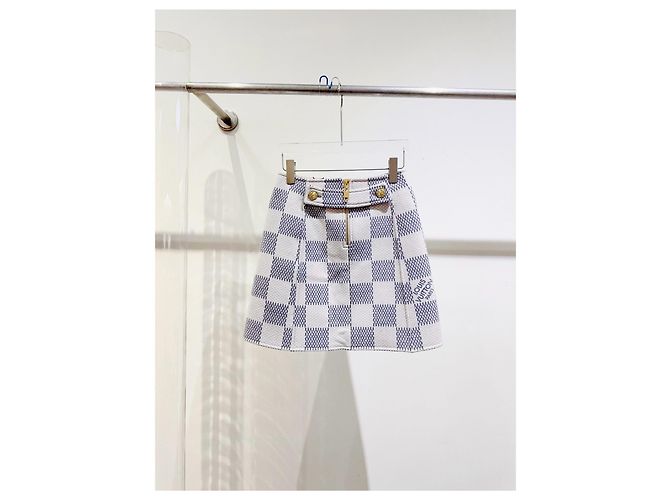 Louis Vuitton Karo Rock aus Kaschmir Mehrfarben - Ansicht 4