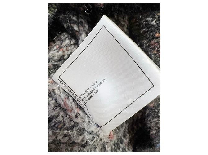 Giacca Chanel in tweed con paillettes e cappuccio Multicolore - vista 5