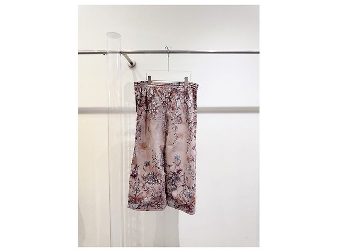 Autre Marque Pantalones Dior con Estampado Floral de Algodón Multicolor - vista 2