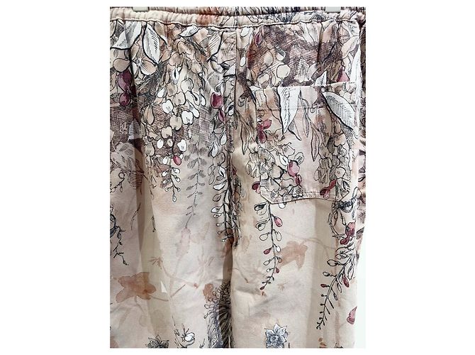 Autre Marque Pantalones Dior con Estampado Floral de Algodón Multicolor - vista 3