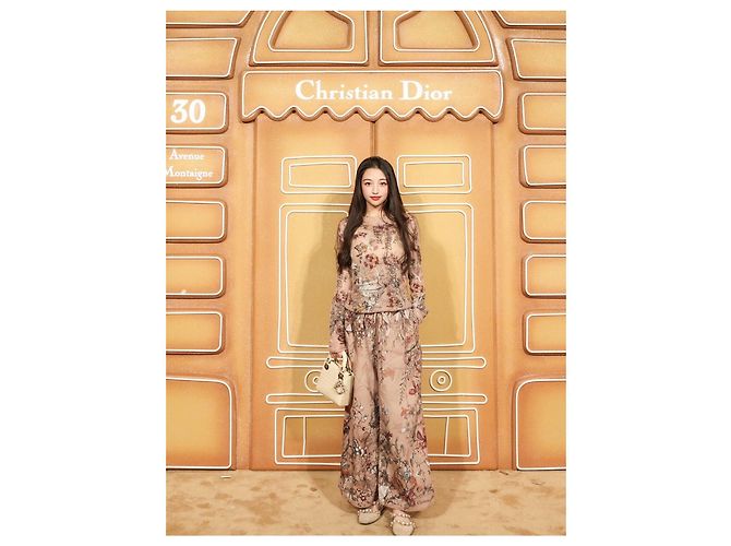 Autre Marque Pantalones Dior con Estampado Floral de Algodón Multicolor - vista 6