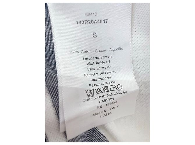 Autre Marque Dior Kleid aus Baumwolle mit Logo Print Mehrfarben - Ansicht 5