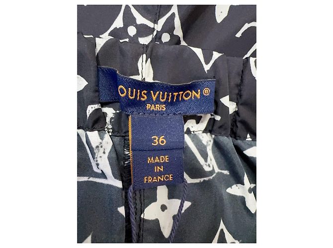Pantaloncini Louis Vuitton Monogram Print Poliammide Multicolore - vista 4