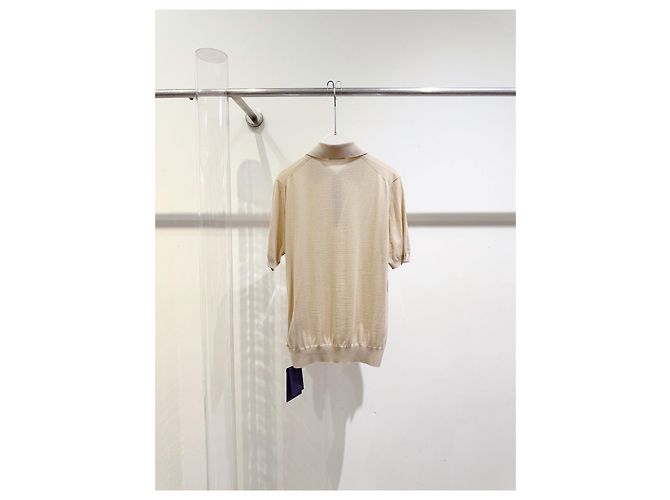 Prada Cotton Polo Shirt Beige Multiple colors - view 5