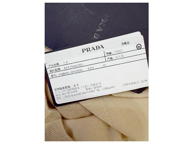 Prada Cotton Polo Shirt Beige Multiple colors - view 7