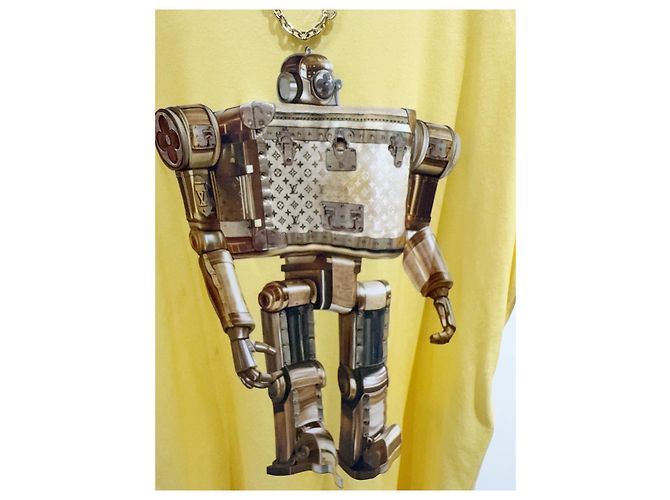 Top Louis Vuitton de algodón con estampado gráfico robot Multicolor - vista 4