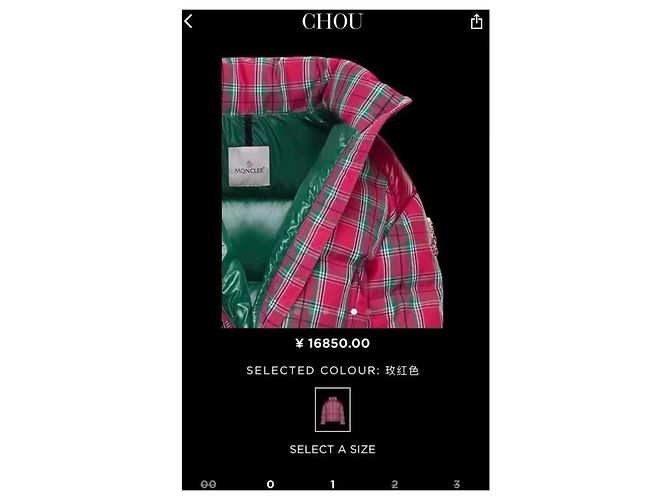 Moncler Puffer Jacket Swarovski Crystal Check Pattern Women Multiple colors - view 8