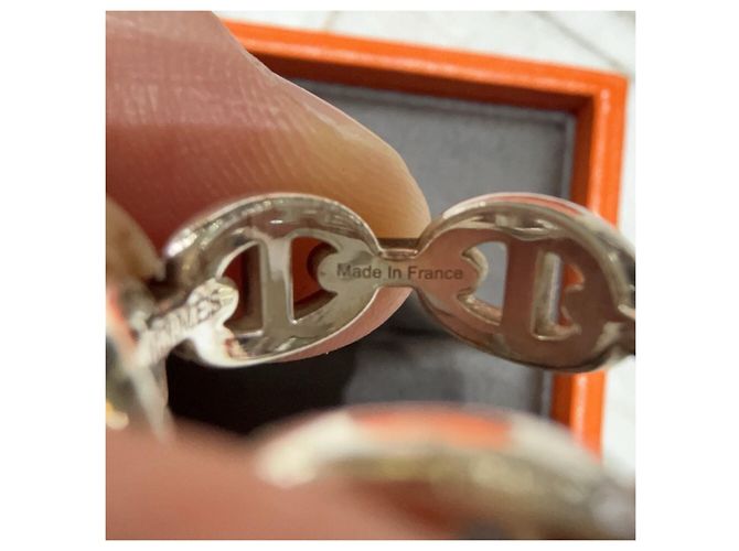 Anillo Hermès Plata Metal Talla 51 Multicolor - vista 6