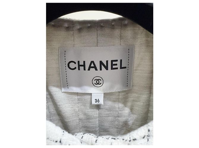 Abrigo Chanel Airport series de tweed Multicolor - vista 2