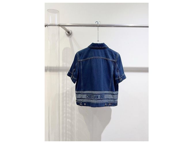 Autre Marque Dior Denim Jacket Blue Bee Embroidery Size 34 Multiple colors - view 4