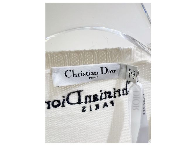 Autre Marque Dior Kaschmir Strickware Schmetterling Blumenmuster Mehrfarben - Ansicht 2