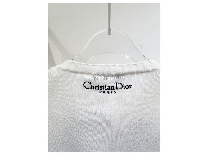 Autre Marque Dior Kaschmir Strickware Schmetterling Blumenmuster Mehrfarben - Ansicht 4