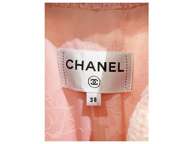 Chanel Kleid Rosa Tweed Beach Series Mehrfarben - Ansicht 2