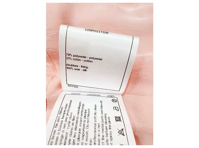 Chanel Kleid Rosa Tweed Beach Series Mehrfarben - Ansicht 5