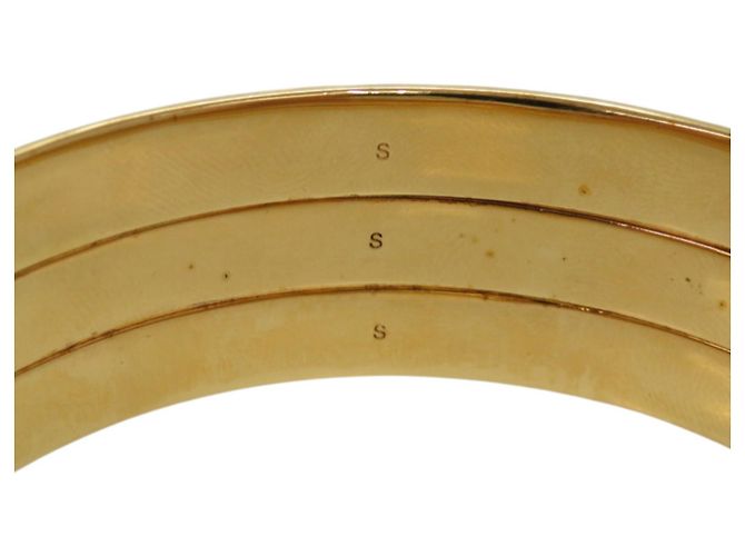 Set di bracciali Burberry in metallo oro, azzurro e bianco D'oro Blu chiaro - vista 8