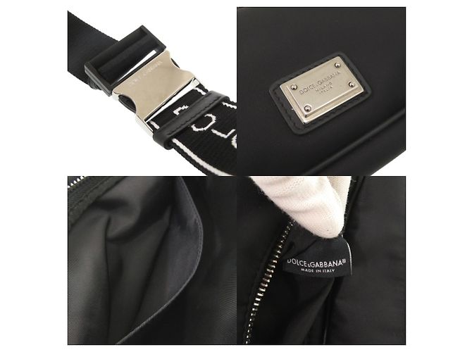 Marsupio in nylon Dolce & Gabbana Nero - vista 8