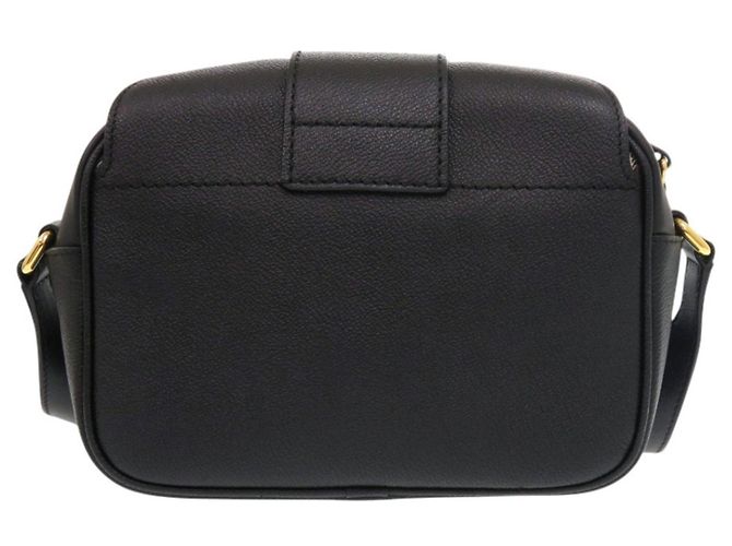 Borsa a tracolla Burberry in pelle nera Nero - vista 3