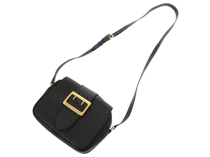 Borsa a tracolla Burberry in pelle nera Nero - vista 6