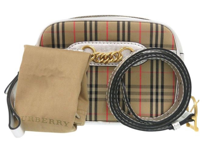 Borsello da vita Burberry 1983 Check Beige - vista 2