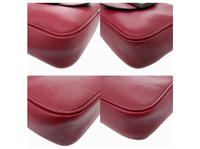 Borsa a tracolla Burberry in pelle Bordeaux Bordò - vista 3