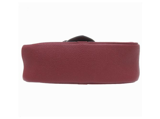 Borsa a tracolla Burberry in pelle Bordeaux Bordò - vista 5