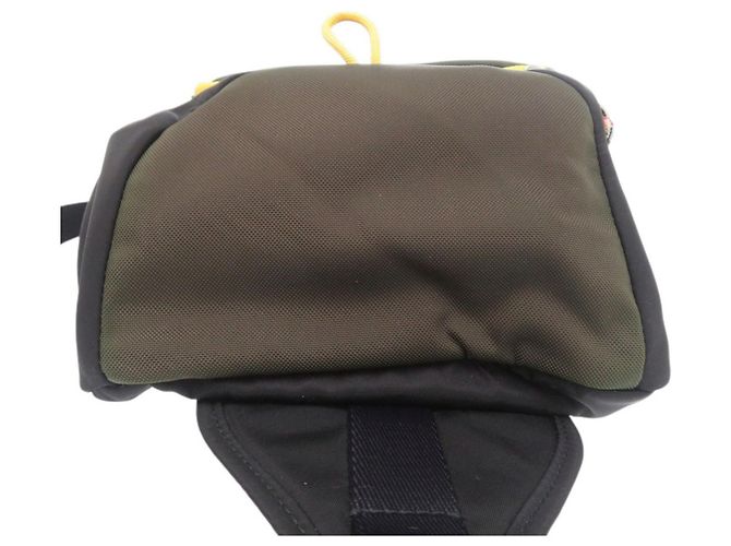 Zaino Burberry LEO da uomo Nero Cachi Giallo - vista 4