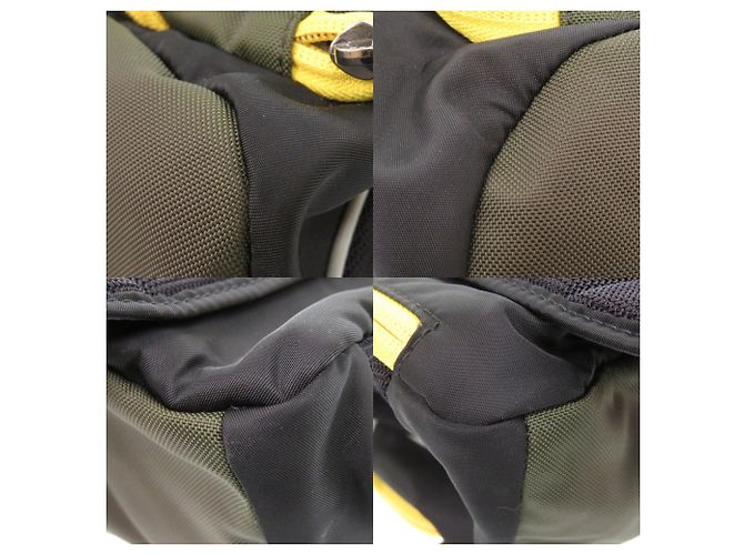 Zaino Burberry LEO da uomo Nero Cachi Giallo - vista 5