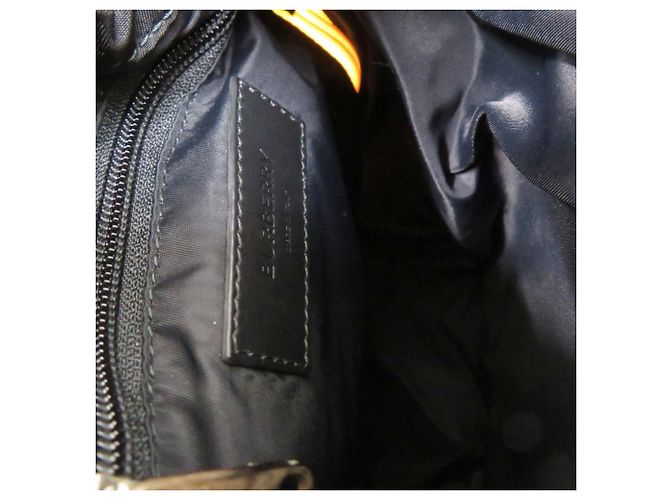 Zaino Burberry LEO da uomo Nero Cachi Giallo - vista 6