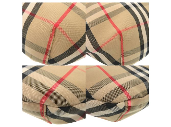 Marsupio Burberry in cotone beige - vista 4