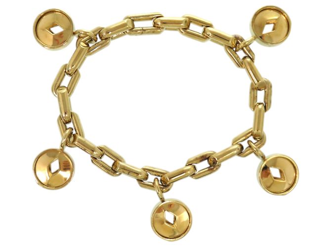 Bracciale con ciondolo a medaglione traforato Burberry D'oro - vista 3