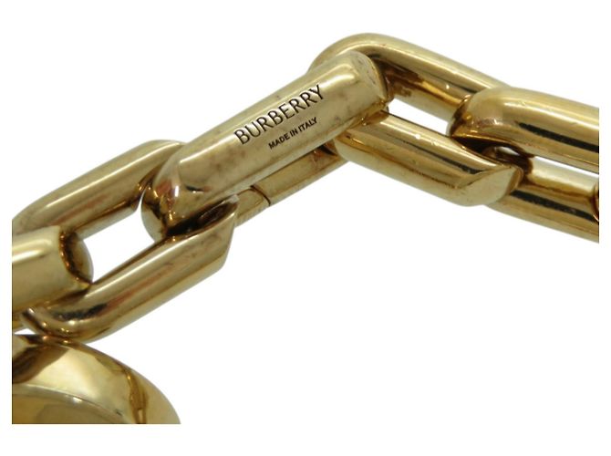 Bracciale con ciondolo a medaglione traforato Burberry D'oro - vista 5