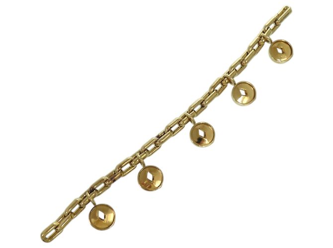 Bracciale con ciondolo a medaglione traforato Burberry D'oro - vista 6