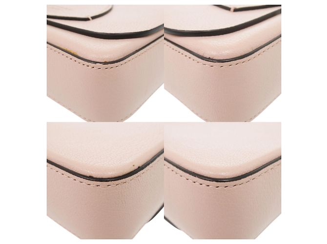Borsa a tracolla Burberry Hampshire in pelle rosa - vista 5