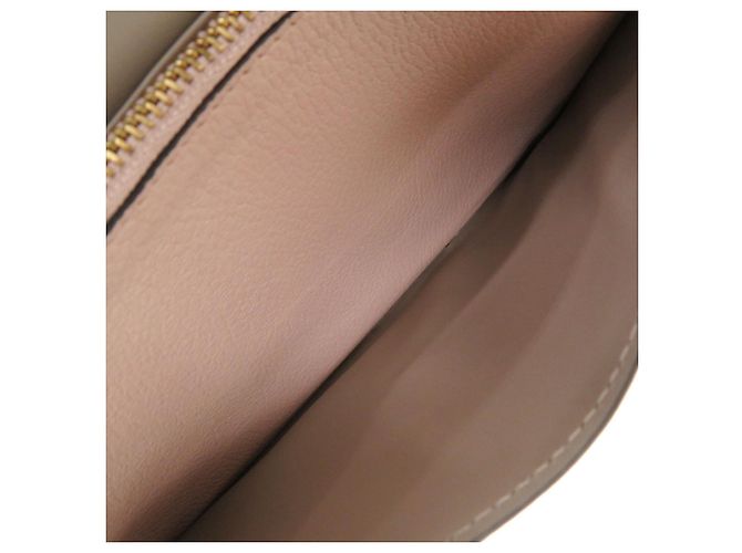 Borsa a tracolla Burberry Hampshire in pelle rosa - vista 8