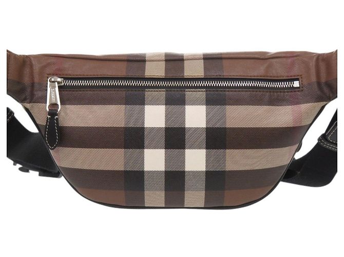 Borsello da cintura Burberry Mini Caisson Marrone - vista 2