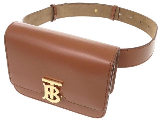 Marsupio Burberry in pelle marrone - vista 6