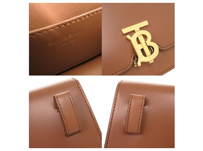 Marsupio Burberry in pelle marrone - vista 8
