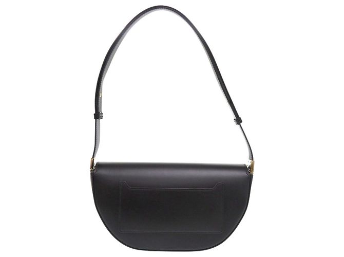 Borsa a tracolla Burberry Olympia in pelle nera Nero - vista 2