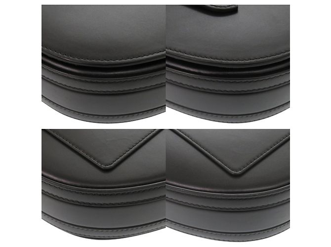 Borsa a tracolla Burberry Olympia in pelle nera Nero - vista 3