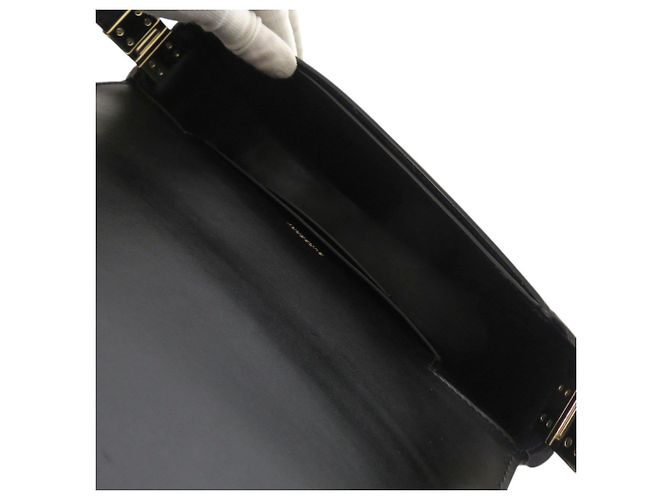 Borsa a tracolla Burberry Olympia in pelle nera Nero - vista 6