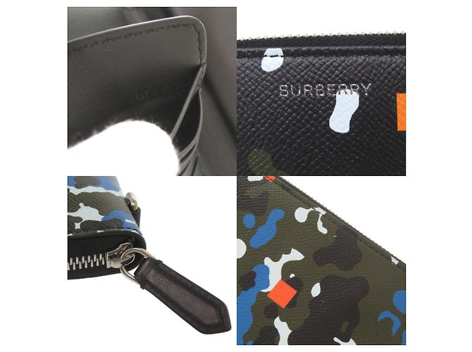 Burberry Camouflage Pattern Leather Wallet Multiple colors - view 10