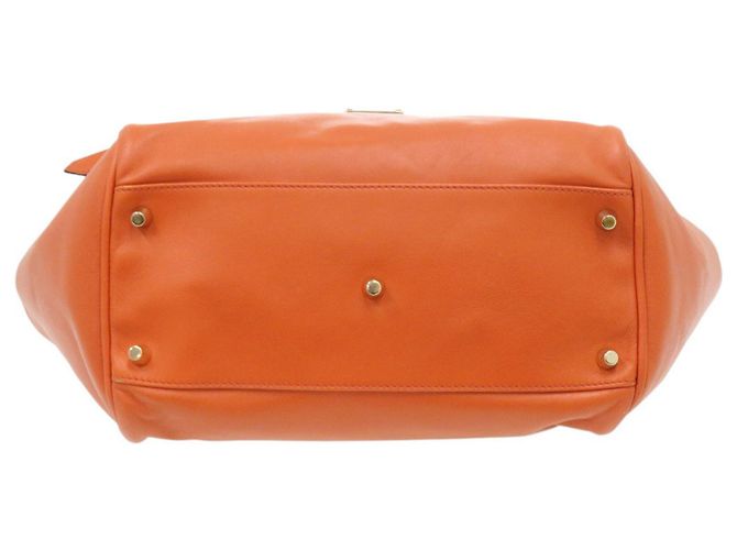 Burberry Small Canterbury Nova Check Ledertasche Orange - Ansicht 4