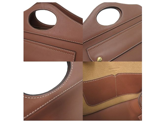 Burberry Soft Pocket Tote 8039045 Marrone - vista 8